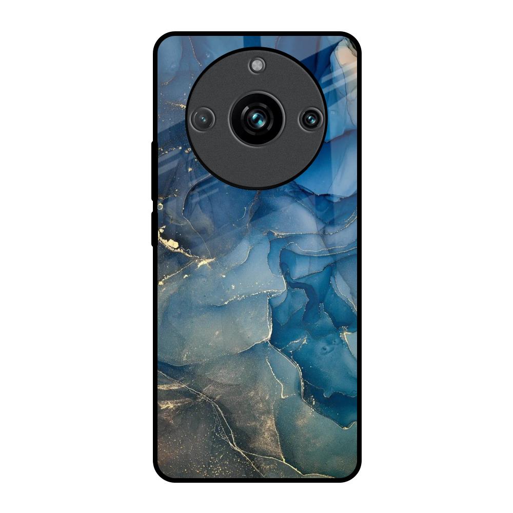 Blue Cool Marble Realme 11 Pro Plus 5G Glass Back Cover Online