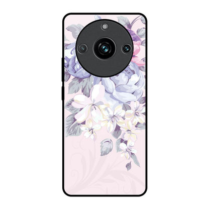 Elegant Floral Realme 11 Pro Plus 5G Glass Back Cover Online