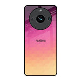 Geometric Pink Diamond Realme 11 Pro Plus 5G Glass Back Cover Online