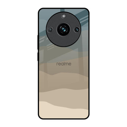 Abstract Mountain Pattern Realme 11 Pro Plus 5G Glass Back Cover Online