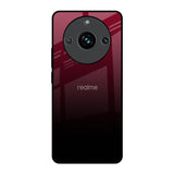Wine Red Realme 11 Pro Plus 5G Glass Back Cover Online