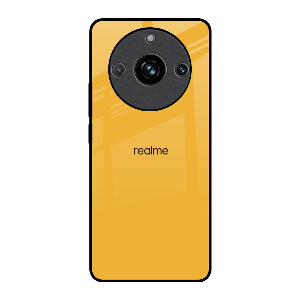 Fluorescent Yellow Realme 11 Pro Plus 5G Glass Back Cover Online