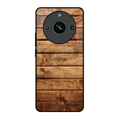 Wooden Planks Realme 11 Pro Plus 5G Glass Back Cover Online