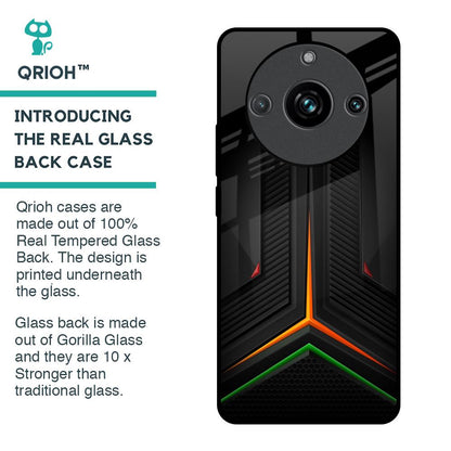 Modern Ultra Chevron Glass Case for Realme 11 Pro Plus 5G
