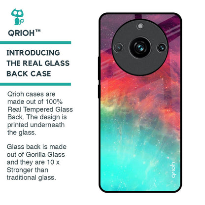 Colorful Aura Glass Case for Realme 11 Pro Plus 5G