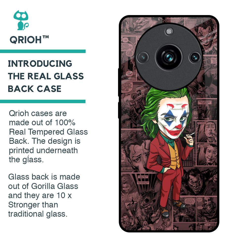 Joker Cartoon Glass Case for Realme 11 Pro Plus 5G