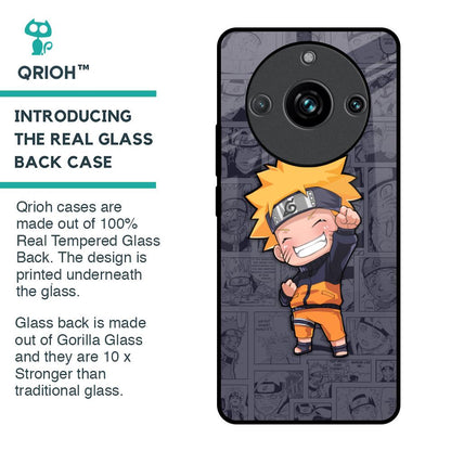 Orange Chubby Glass Case for Realme 11 Pro Plus 5G