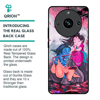 Radha Krishna Art Glass Case for Realme 11 Pro Plus 5G