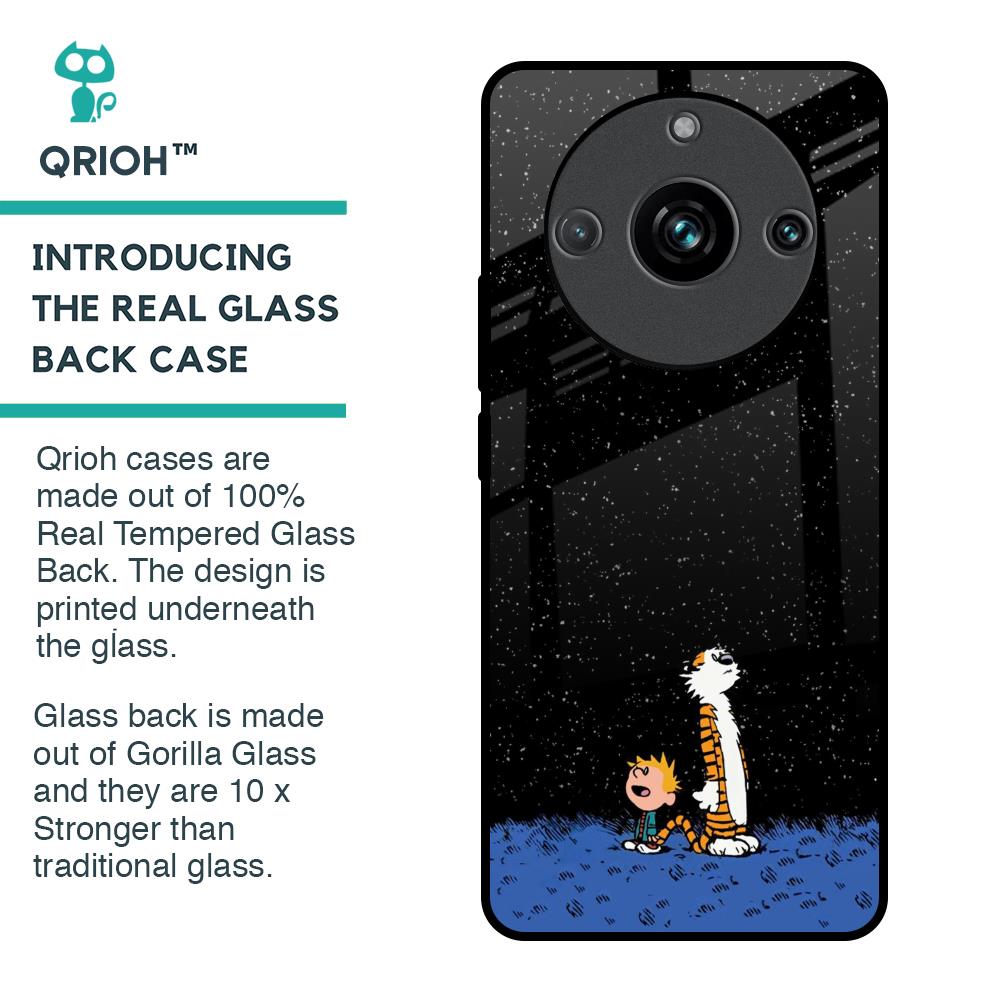 Night Sky Star Glass Case for Realme 11 Pro Plus 5G
