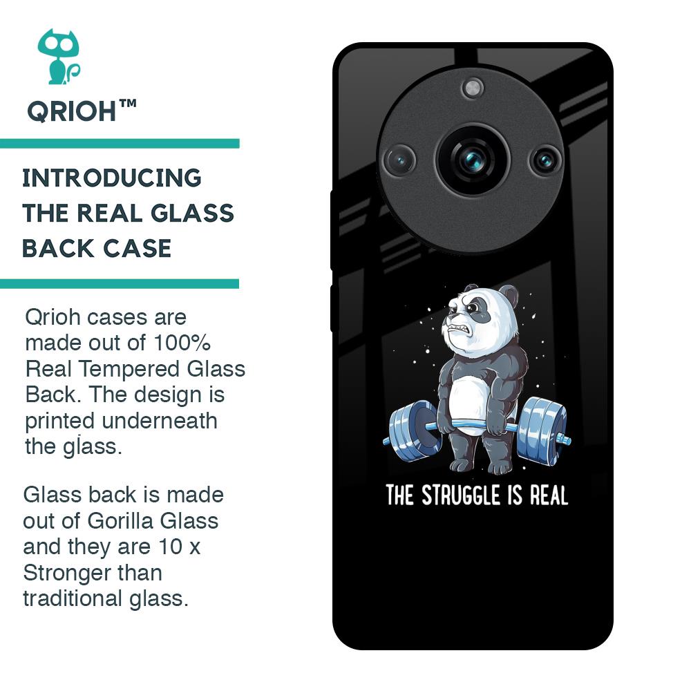 Real Struggle Glass Case for Realme 11 Pro Plus 5G