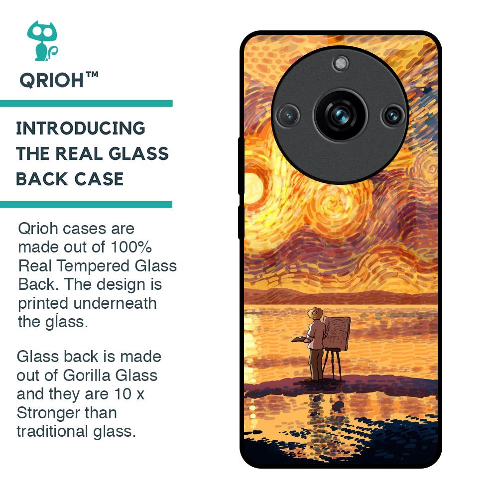 Sunset Vincent Glass Case for Realme 11 Pro Plus 5G