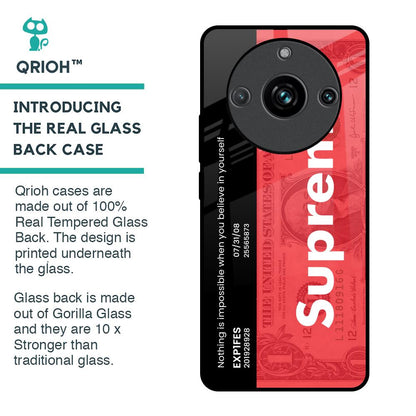 Supreme Ticket Glass Case for Realme 11 Pro Plus 5G