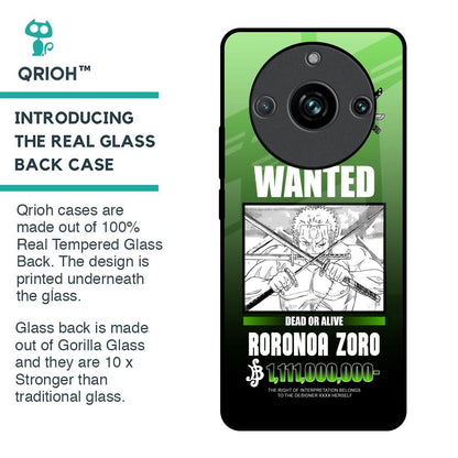 Zoro Wanted Glass Case for Realme 11 Pro Plus 5G