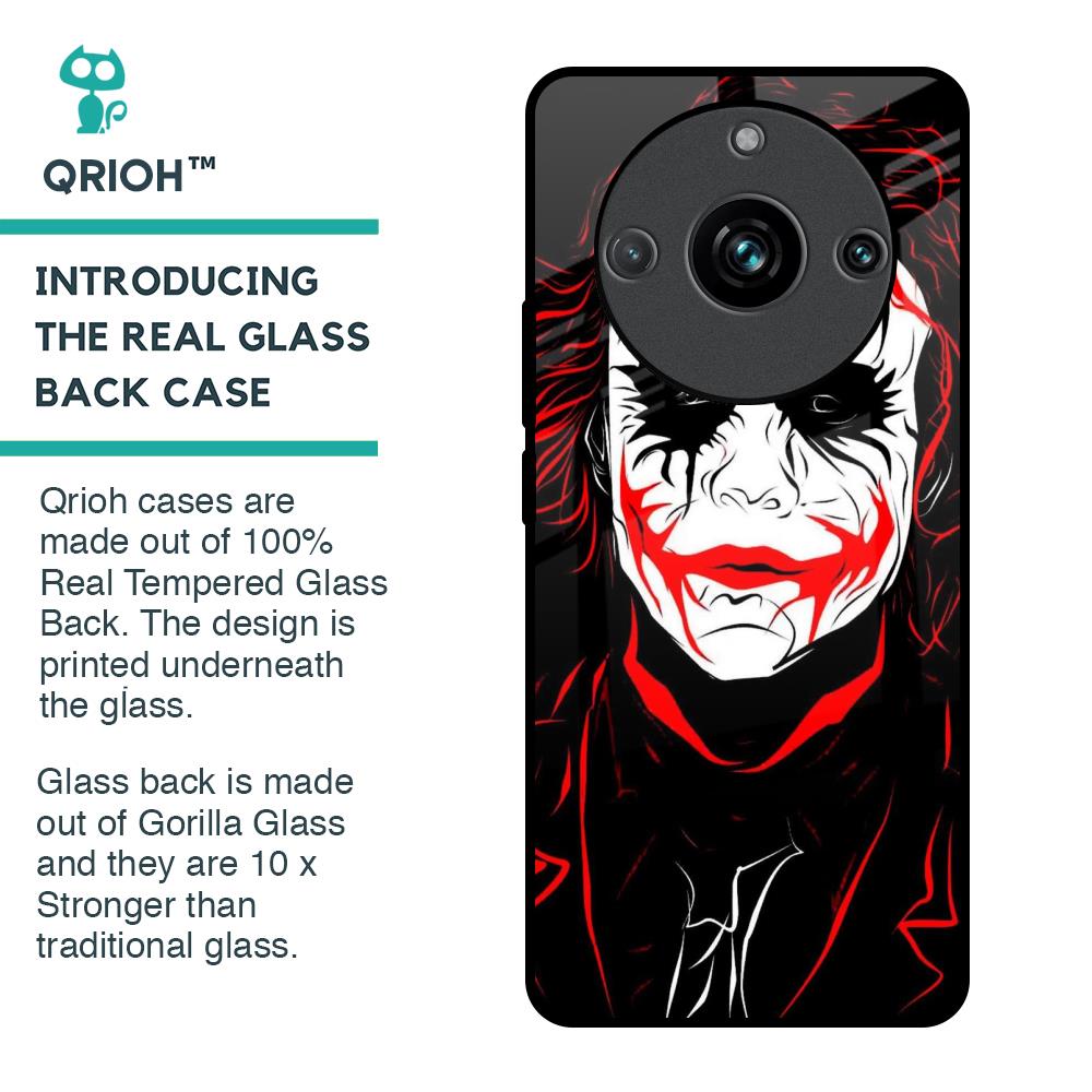 Life In Dark Glass Case For Realme 11 Pro Plus 5G