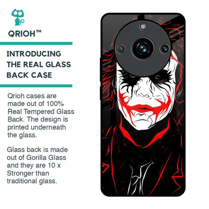 Life In Dark Glass Case For Realme 11 Pro Plus 5G