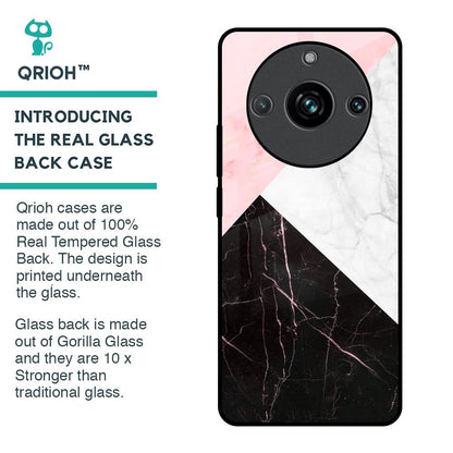 Marble Collage Art Glass Case For Realme 11 Pro Plus 5G