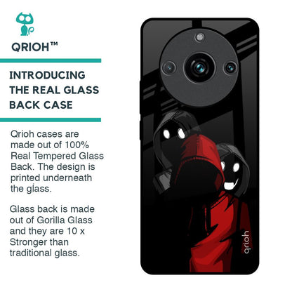 Shadow Character Glass Case for Realme 11 Pro Plus 5G
