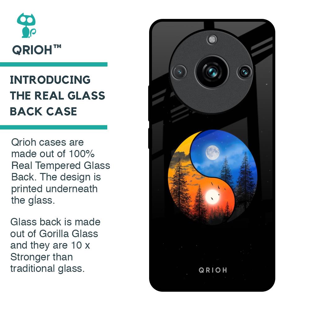 Yin Yang Balance Glass Case for Realme 11 Pro Plus 5G