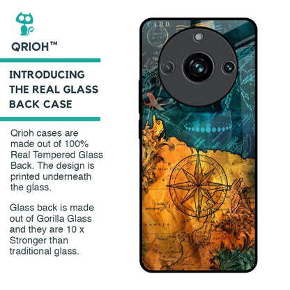 Architecture Map Glass Case for Realme 11 Pro Plus 5G
