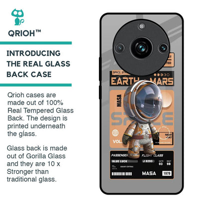 Space Ticket Glass Case for Realme 11 Pro Plus 5G