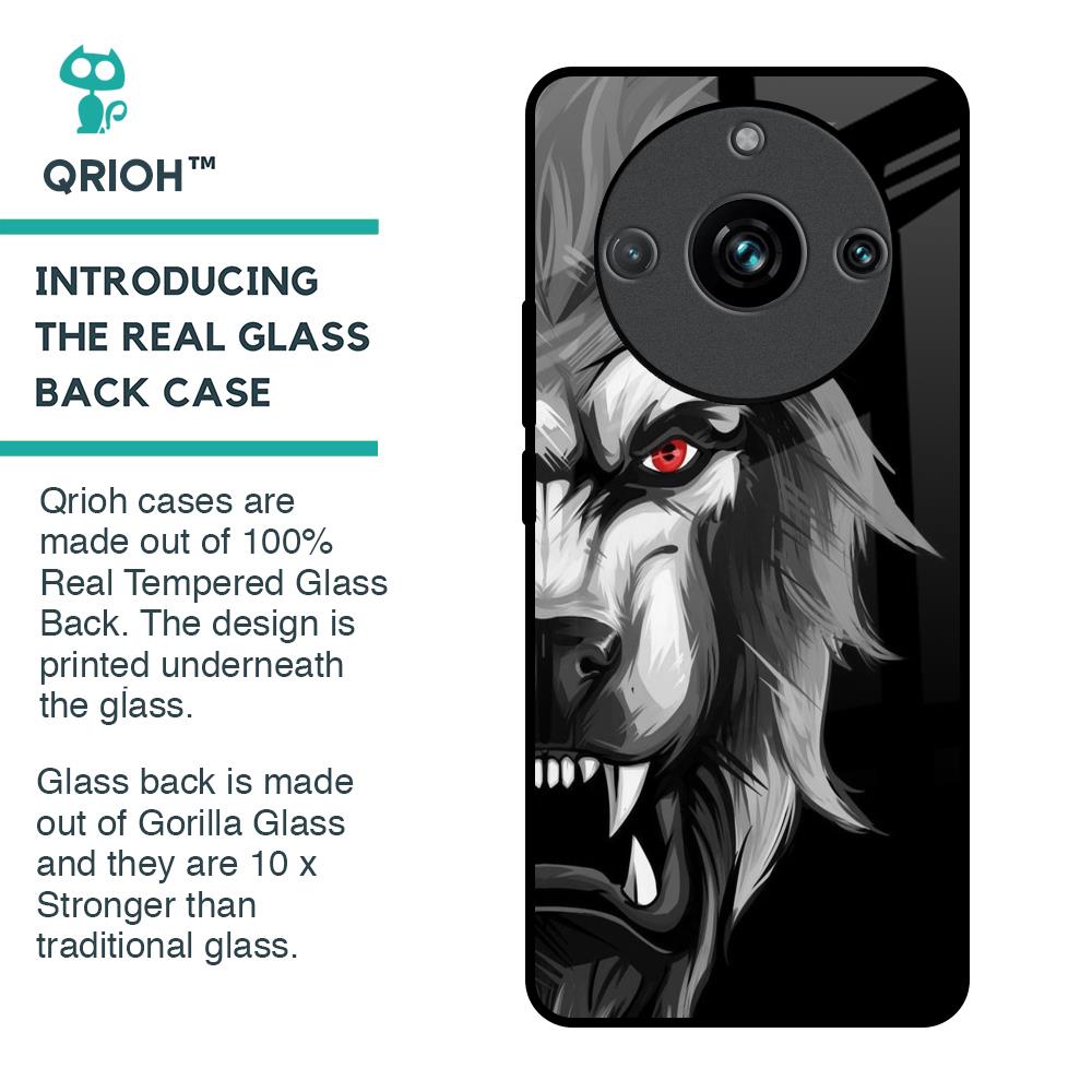 Wild Lion Glass Case for Realme 11 Pro Plus 5G