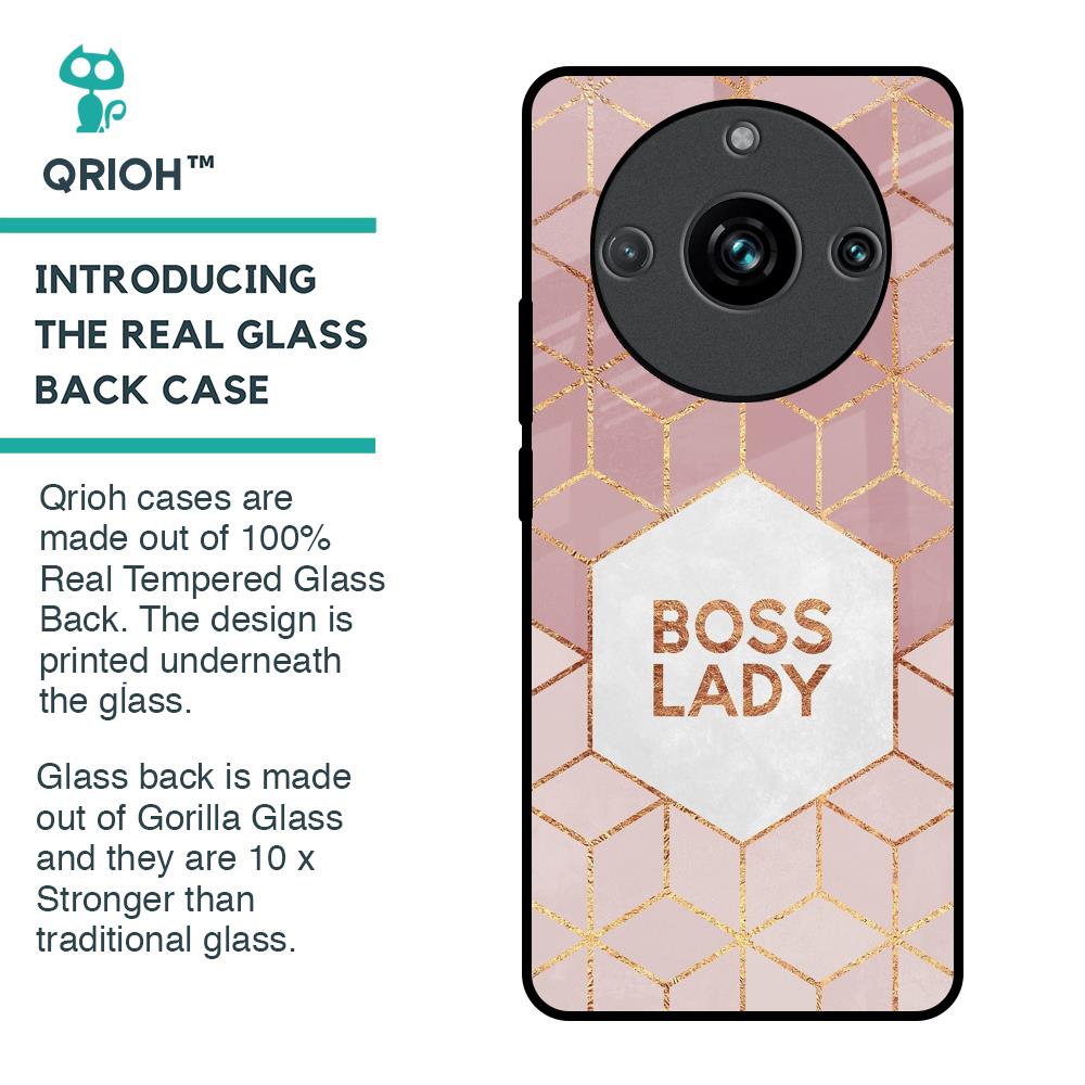Boss Lady Glass Case for Realme 11 Pro Plus 5G