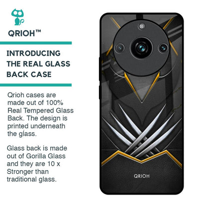 Black Warrior Glass Case for Realme 11 Pro Plus 5G