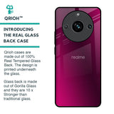 Pink Burst Glass Case for Realme 11 Pro Plus 5G