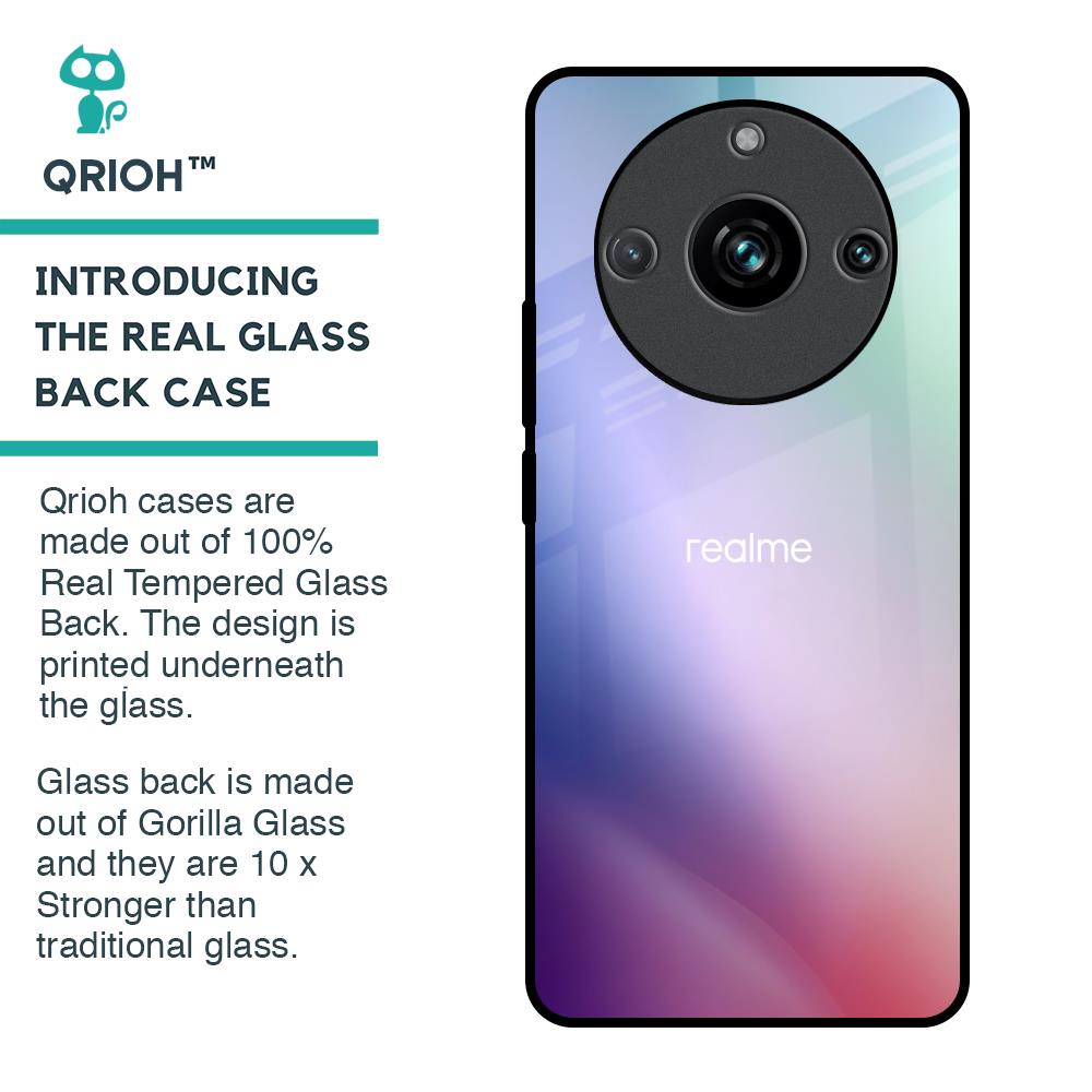 Abstract Holographic Glass Case for Realme 11 Pro Plus 5G