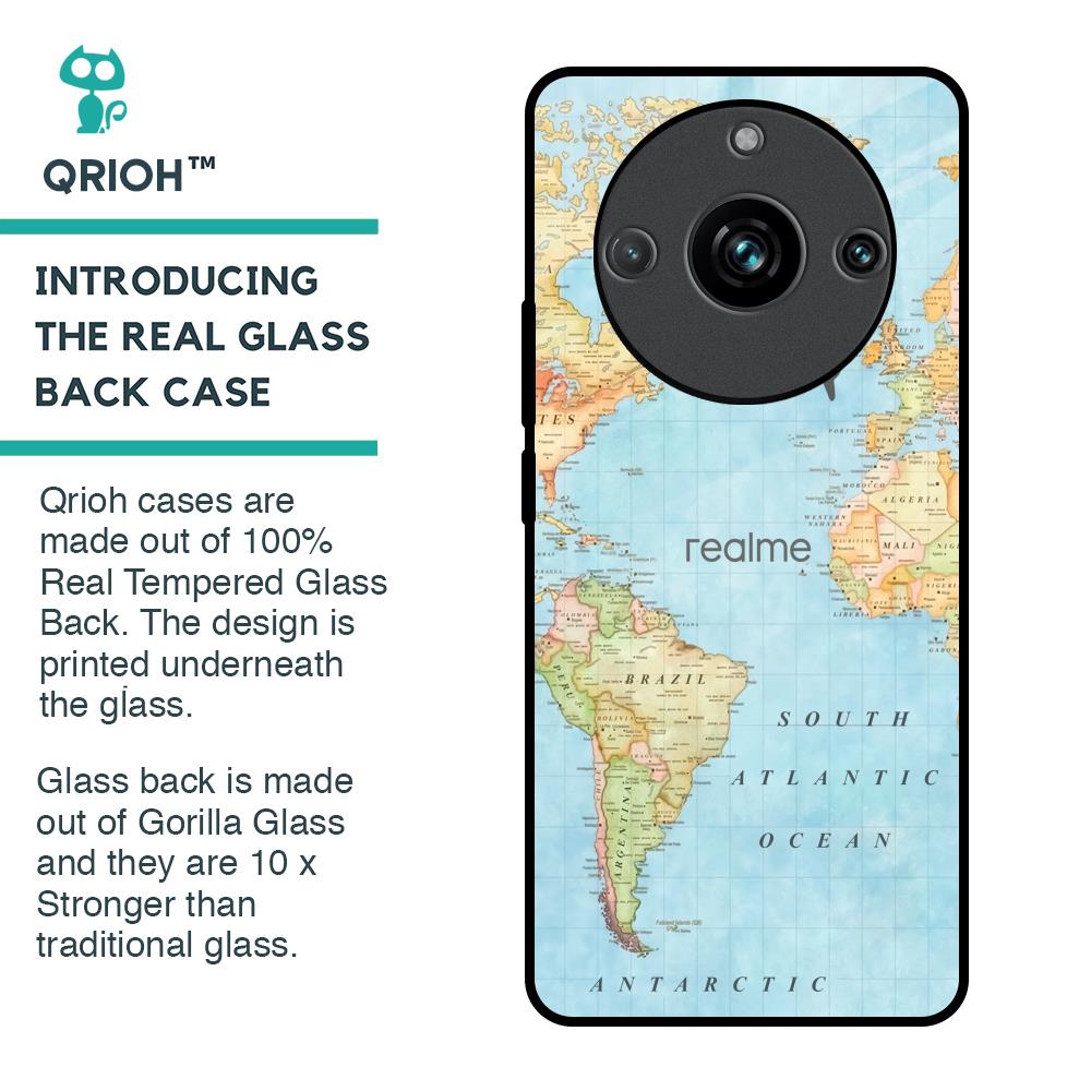 Fly Around The World Glass Case for Realme 11 Pro Plus 5G