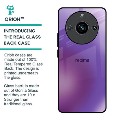 Ultraviolet Gradient Glass Case for Realme 11 Pro Plus 5G