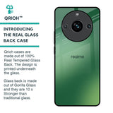 Green Grunge Texture Glass Case for Realme 11 Pro Plus 5G