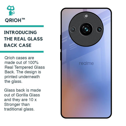 Blue Aura Glass Case for Realme 11 Pro Plus 5G