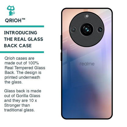 Blue Mauve Gradient Glass Case for Realme 11 Pro Plus 5G