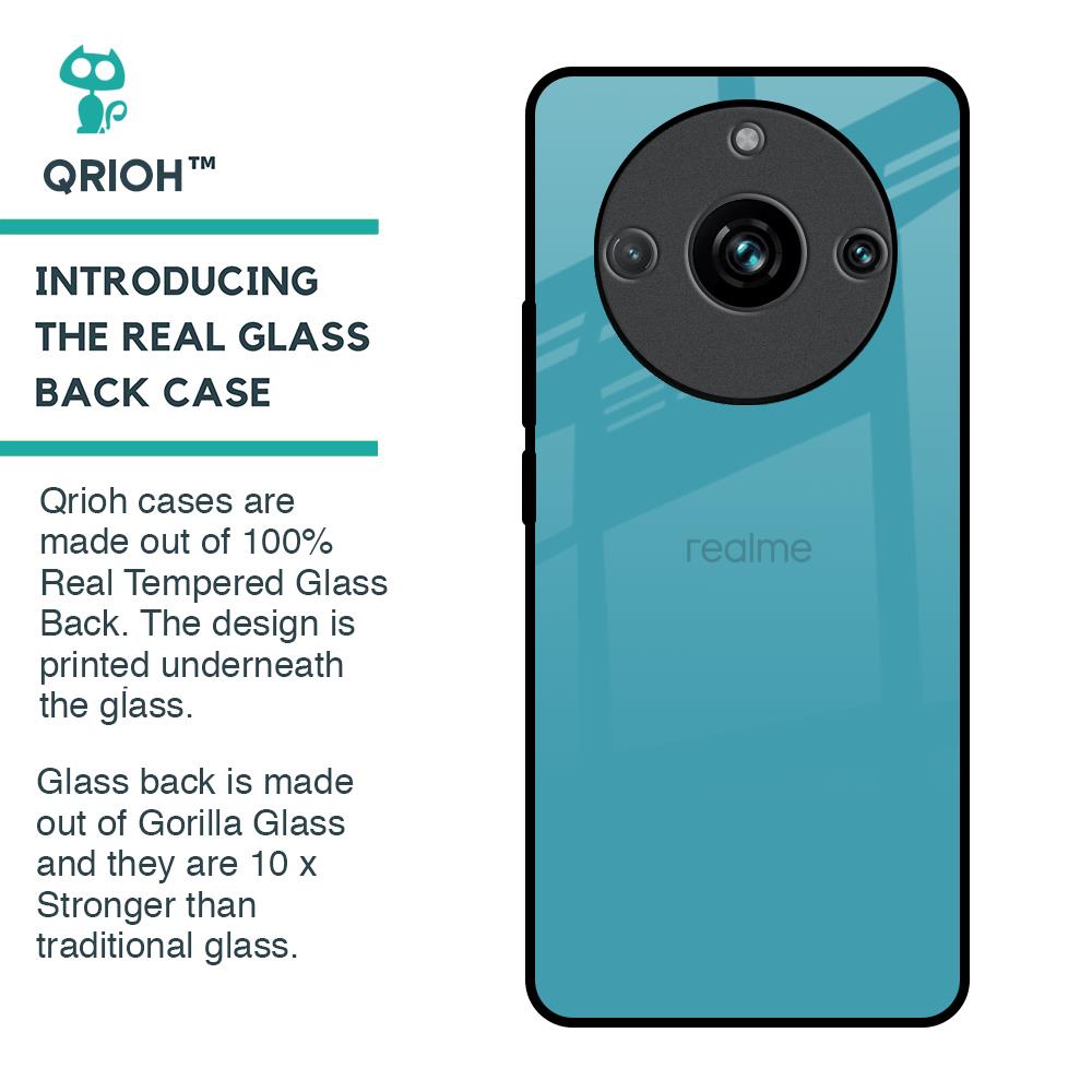 Oceanic Turquiose Glass Case for Realme 11 Pro Plus 5G