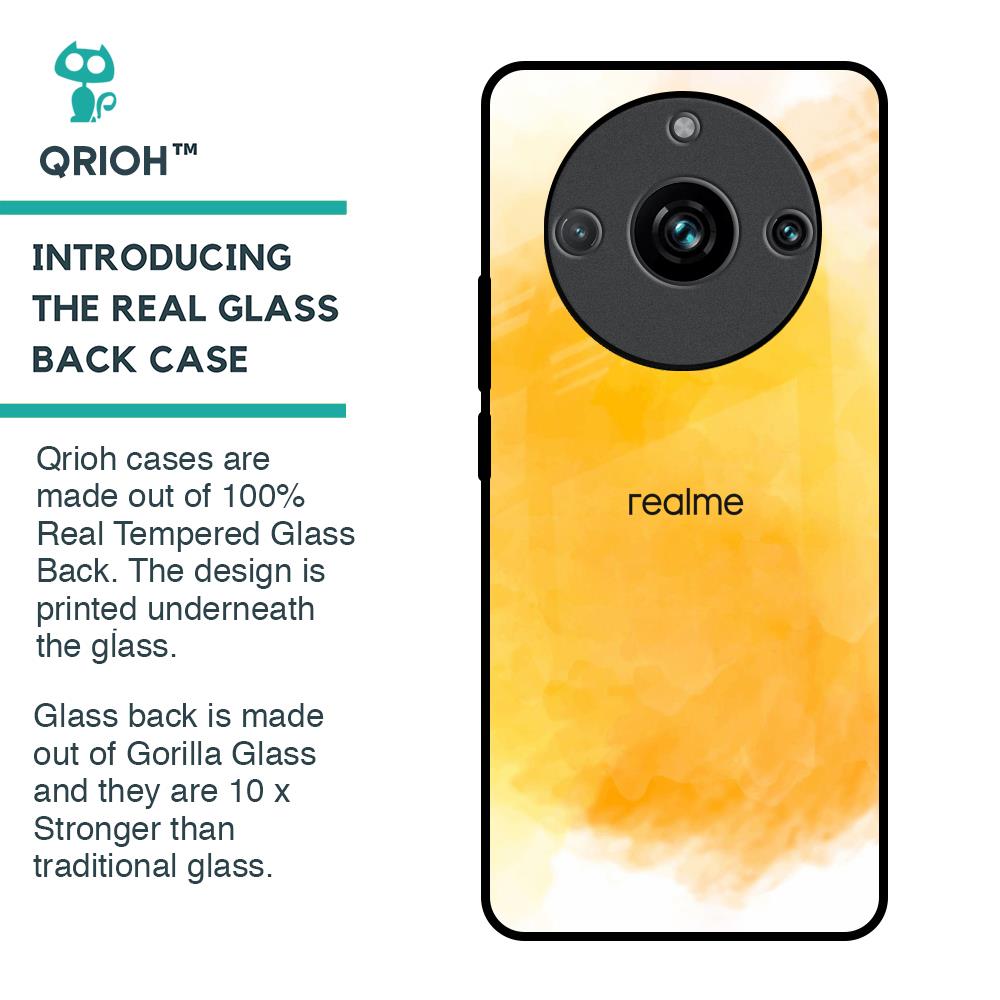 Rustic Orange Glass Case for Realme 11 Pro Plus 5G