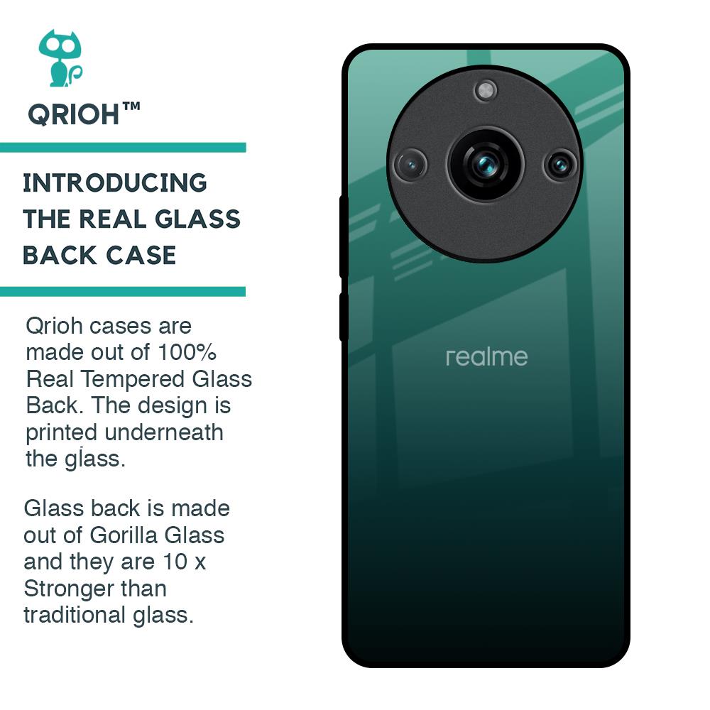 Palm Green Glass Case For Realme 11 Pro Plus 5G