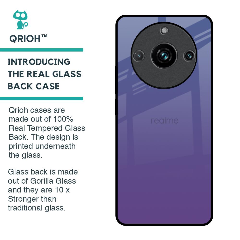 Indigo Pastel Glass Case For Realme 11 Pro Plus 5G