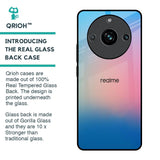 Blue & Pink Ombre Glass case for Realme 11 Pro Plus 5G
