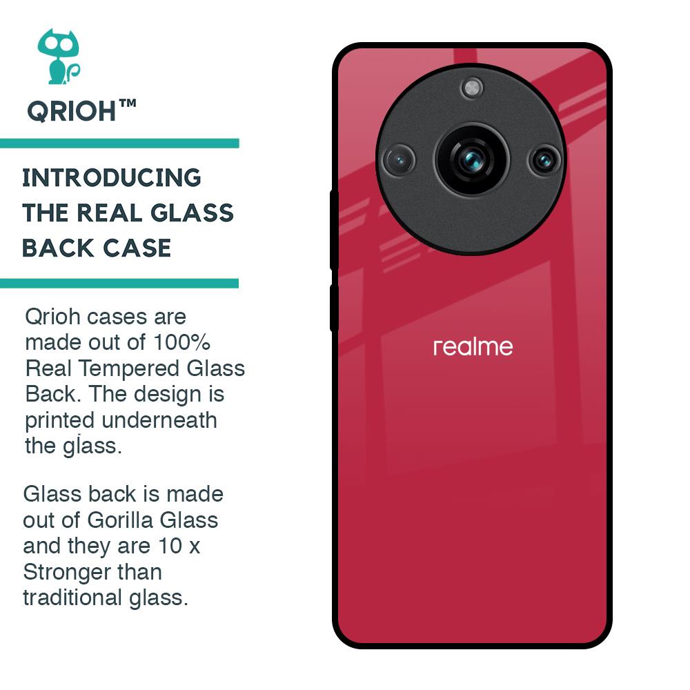 Solo Maroon Glass case for Realme 11 Pro Plus 5G