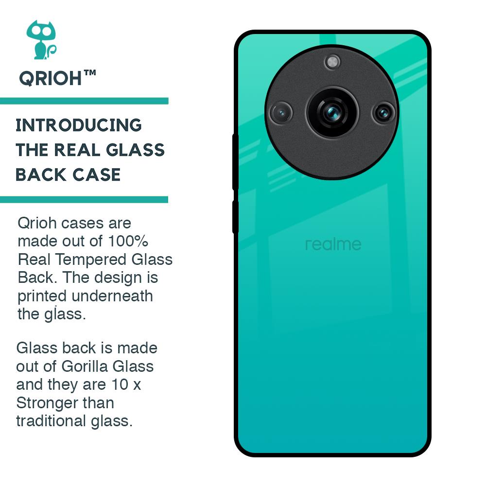 Cuba Blue Glass Case For Realme 11 Pro Plus 5G