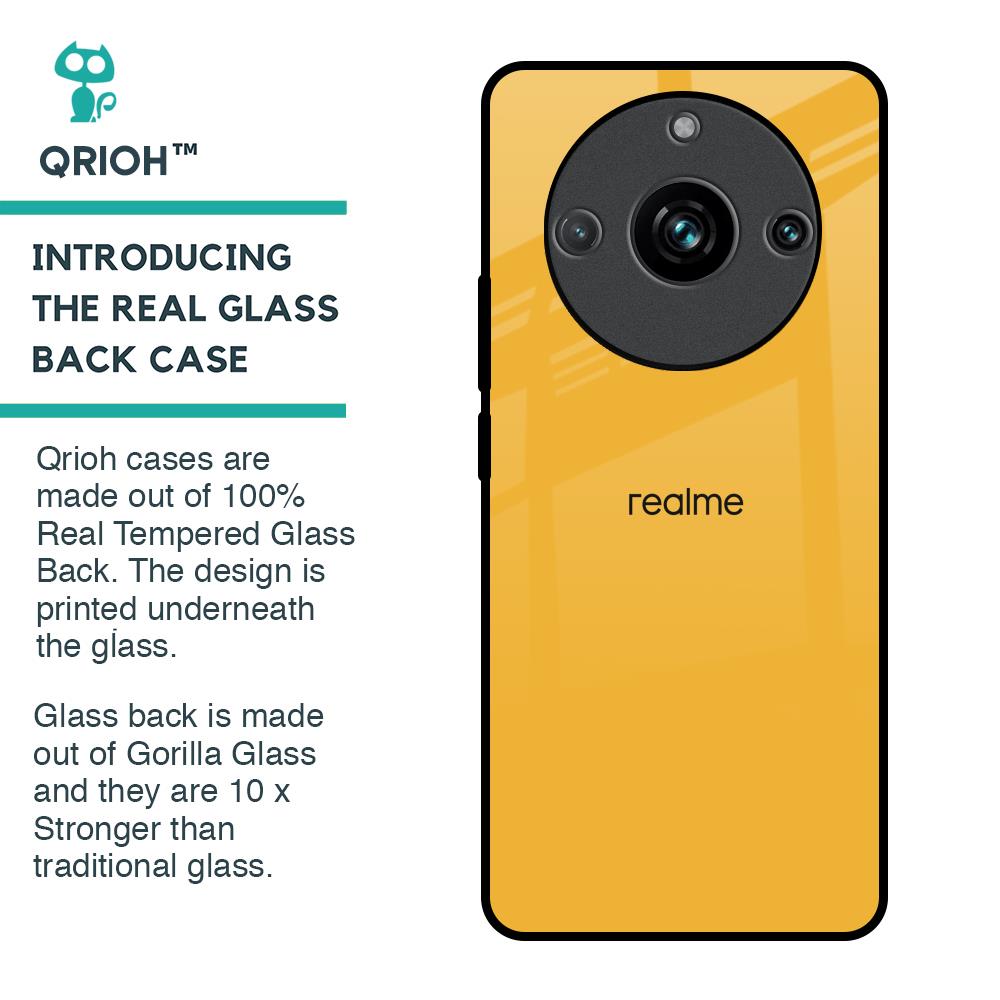 Fluorescent Yellow Glass case for Realme 11 Pro Plus 5G