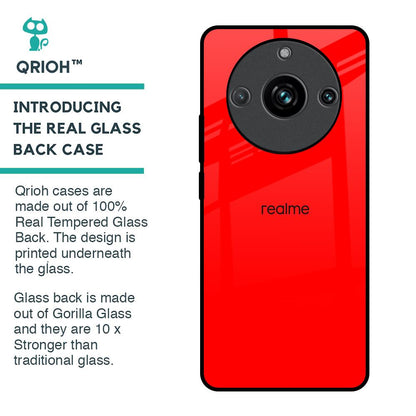 Blood Red Glass Case for Realme 11 Pro Plus 5G