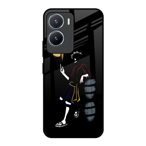 Luffy Line Art Vivo T2x 5G Glass Back Cover Online