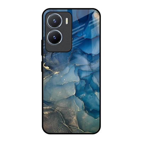 Blue Cool Marble Vivo T2x 5G Glass Back Cover Online