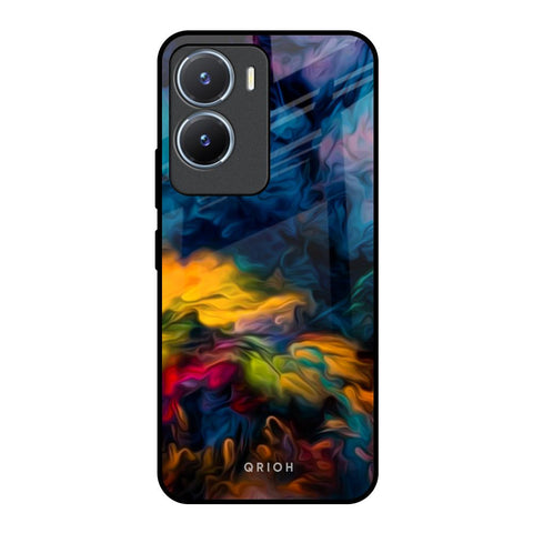 Multicolor Oil Painting Vivo T2x 5G Glass Back Cover Online