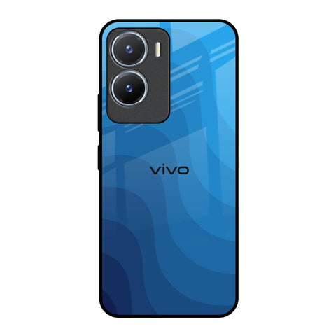 Blue Wave Abstract Vivo T2x 5G Glass Back Cover Online