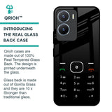 Classic Keypad Pattern Glass Case for Vivo T2x 5G