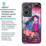 Radha Krishna Art Glass Case for Vivo T2x 5G