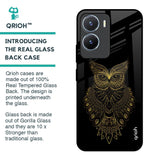 Golden Owl Glass Case for Vivo T2x 5G